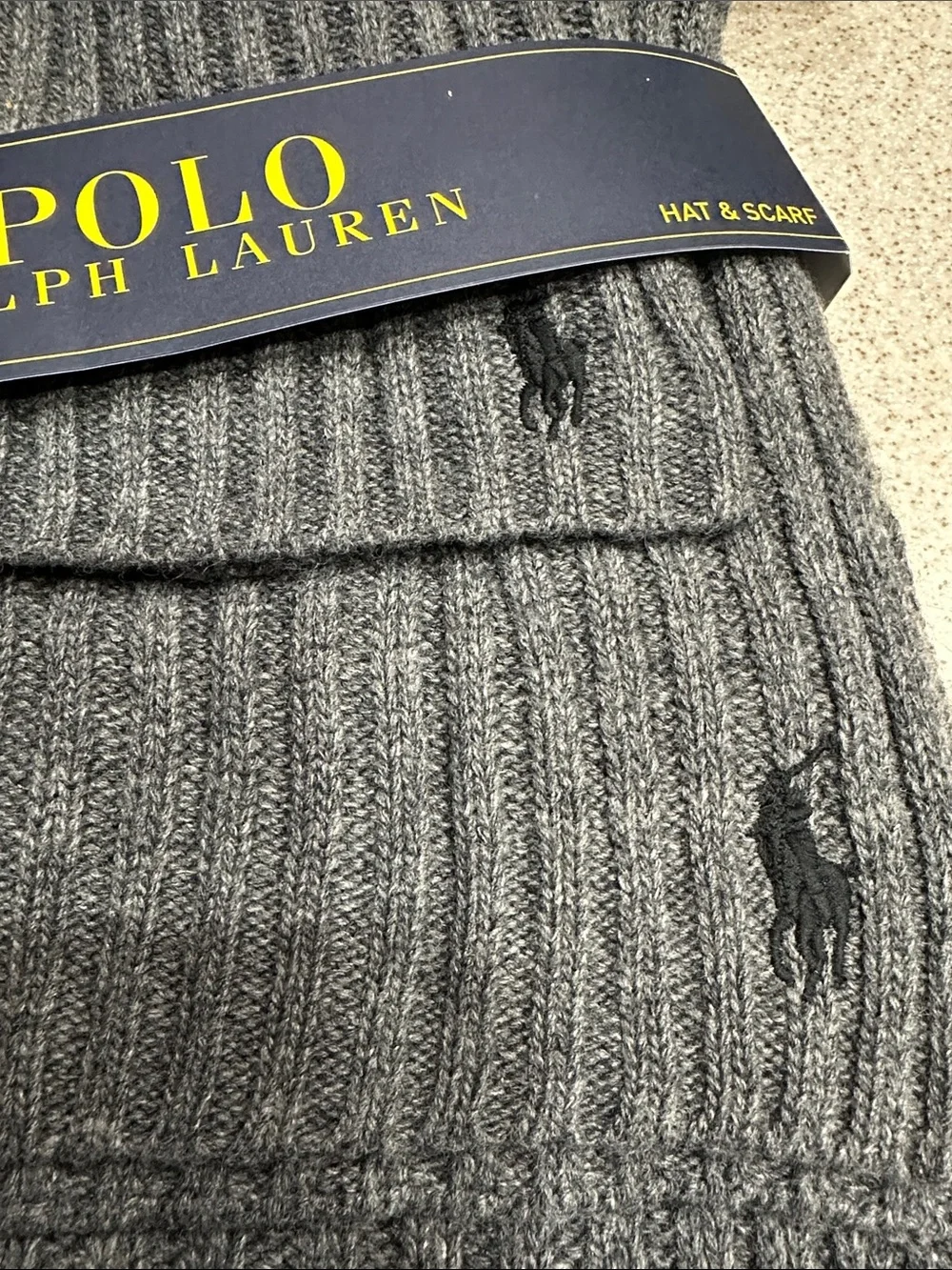 NWT Polo Ralph Lauren Beanie Hat & Scarf